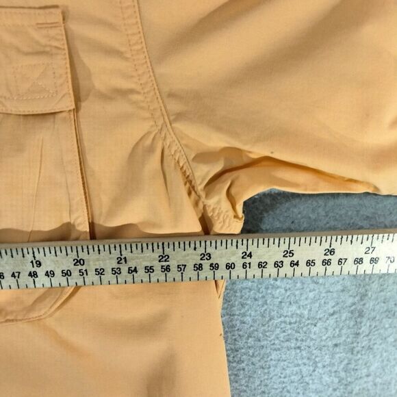 Gander Mountain Button Down Shirt Mens Size L Orange Vented Guide Series Fishing - Picture 5 of 11